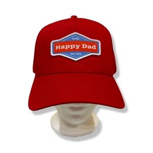Happy Dad Red Baseball Cap